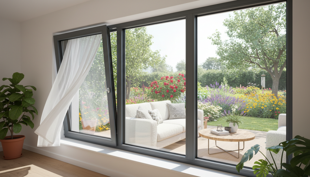 Energieeffiziente Dreh Fenster