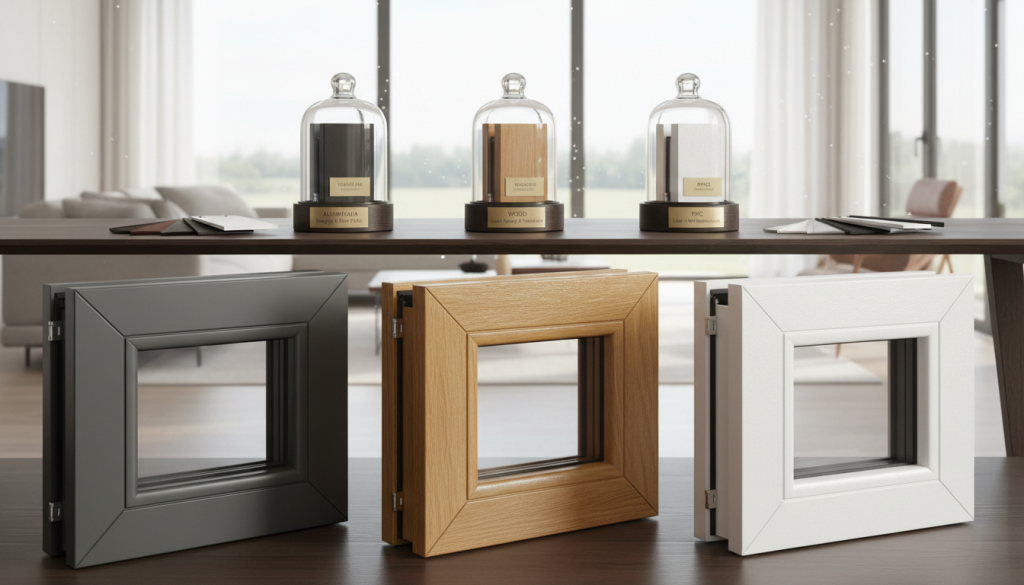 Fensterdesign Materialien Vergleich