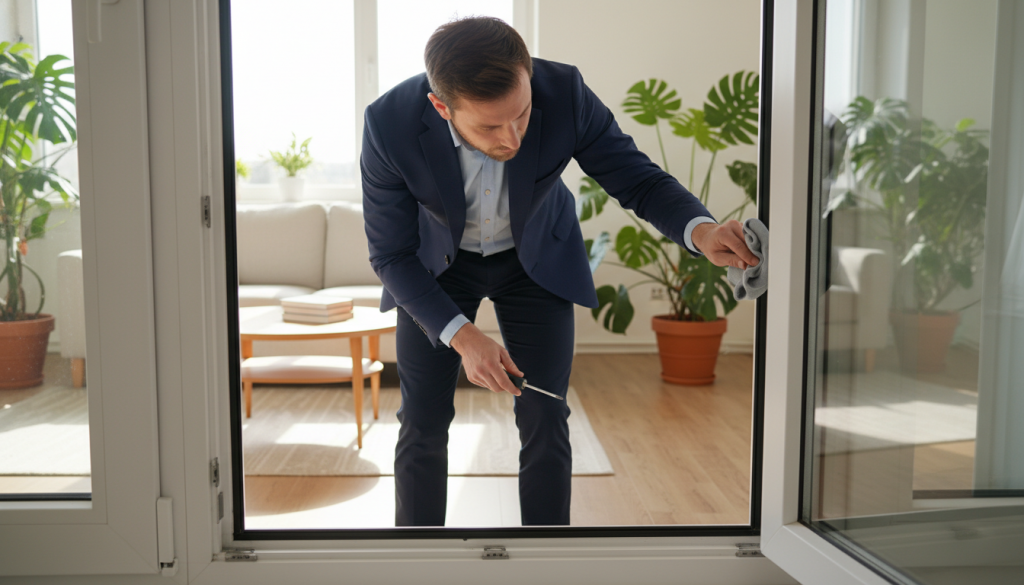 Pflege und Wartung von Kipp Fenstern