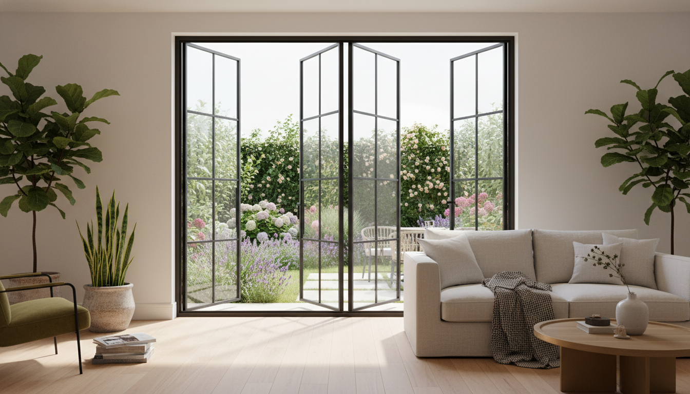 Zweiflügelige Fenster