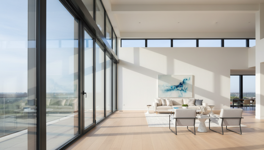 moderne Fensterdesigns mit Oberlicht