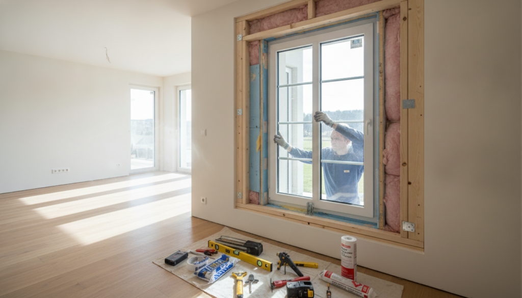 Fenster Einbau Kunststofffenster