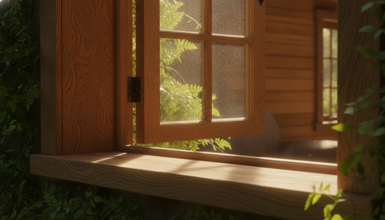 Holzfenster