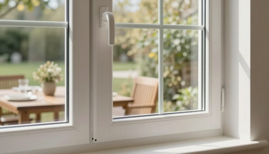 Kunststofffenster mit Sprossen