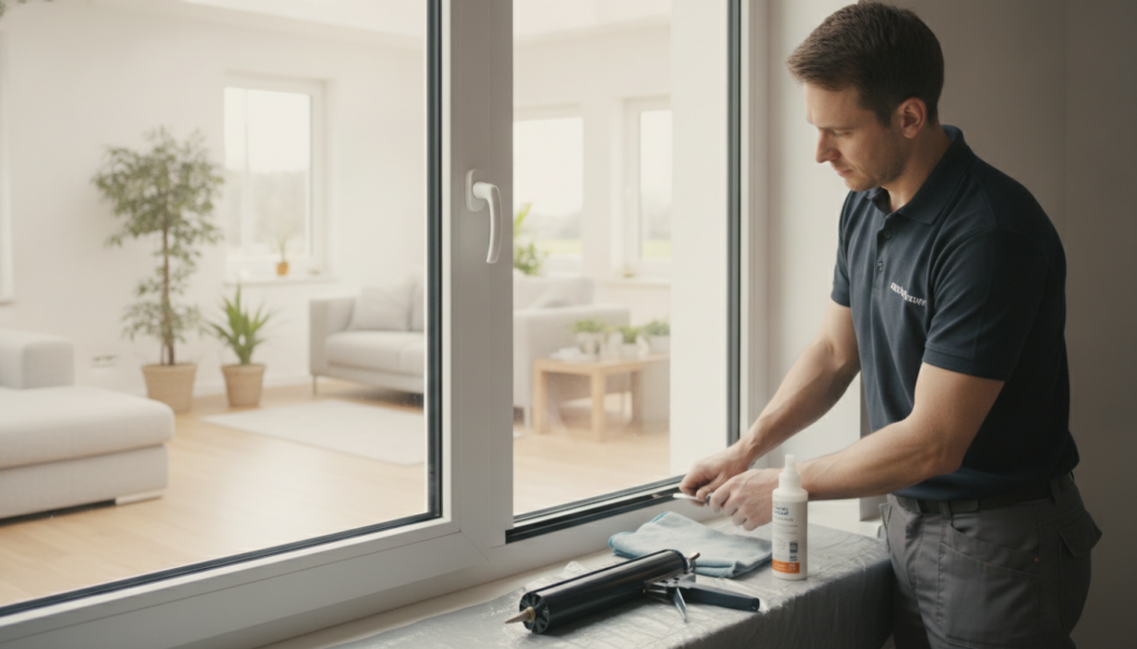 Pflege und Wartung energieeffizienter Fenster