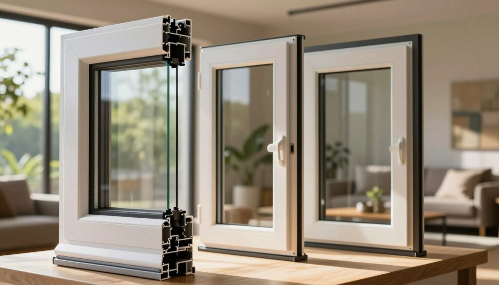 individuelle Fenster aus Kunststoff