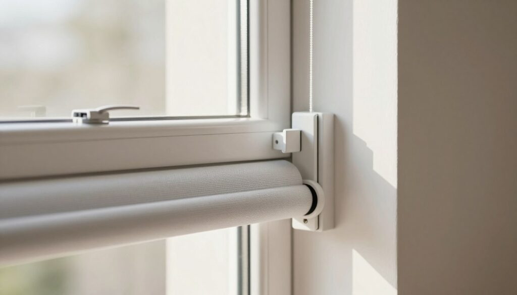 modernes Rollladensystem für Kunststofffenster